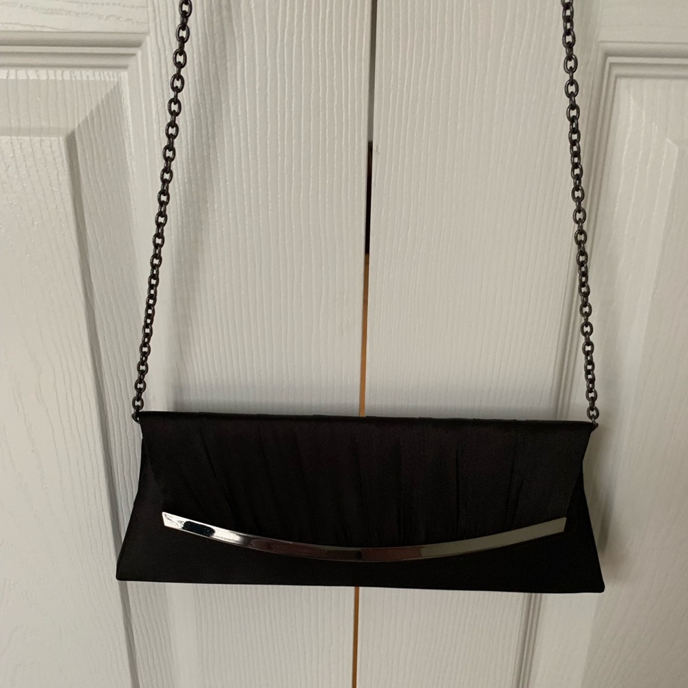 Black evening bag